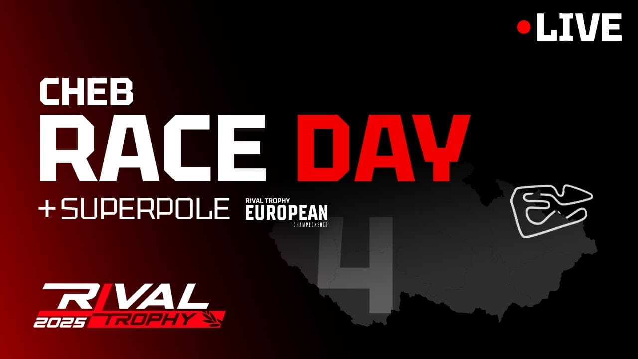 Rival Trophy 2025 RACE DAY + SUPERPOLE 🏁Cheb 23.8.2025