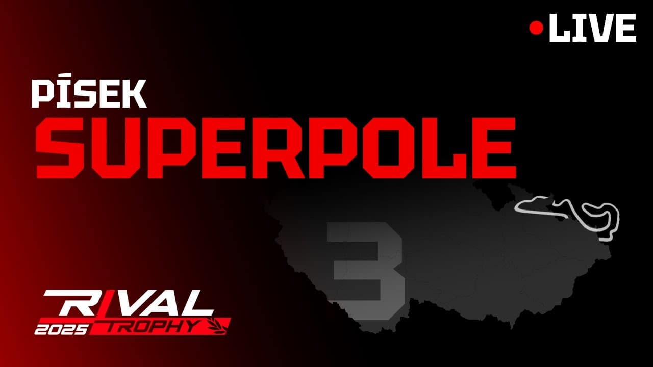 Rival Trophy 2025 SUPERPOLE! 🎖️ Písek 1.8.2025